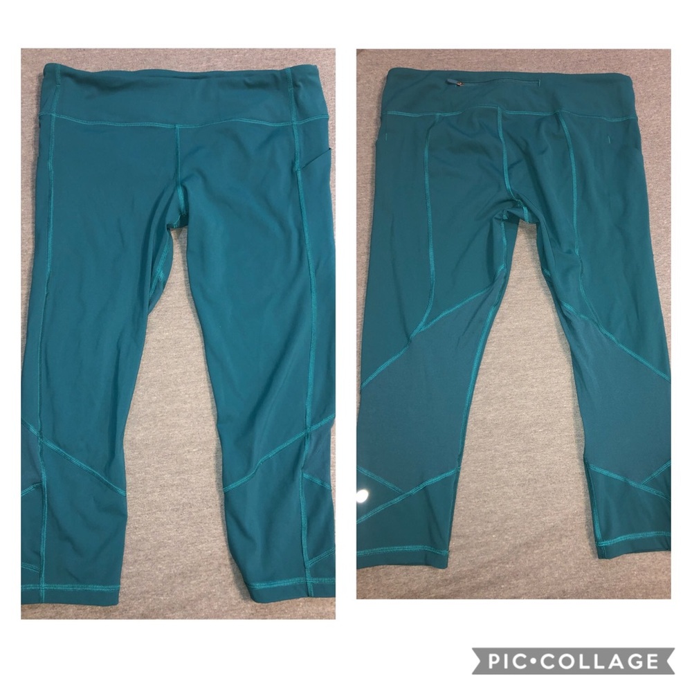 Lululemon Pace Rival Crop 22-Emerald